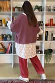 Conrad Layer Knit Dusky Rose